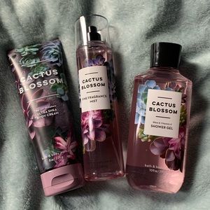 NEW Bath and Body Works Cactus Blossom bundle